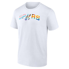 San Antonio Spurs Pride T-Shirt - White sale
