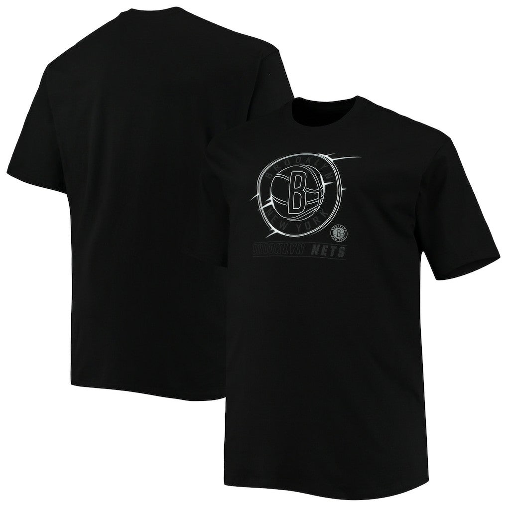 Brooklyn Nets Big & Tall Pop T-Shirt - Black for sale