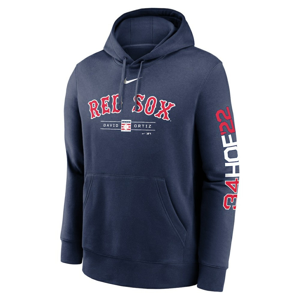 David Ortiz Boston Red Sox 2022 Hall of Fame Inductee Pullover Hoodie - Navy | Nike