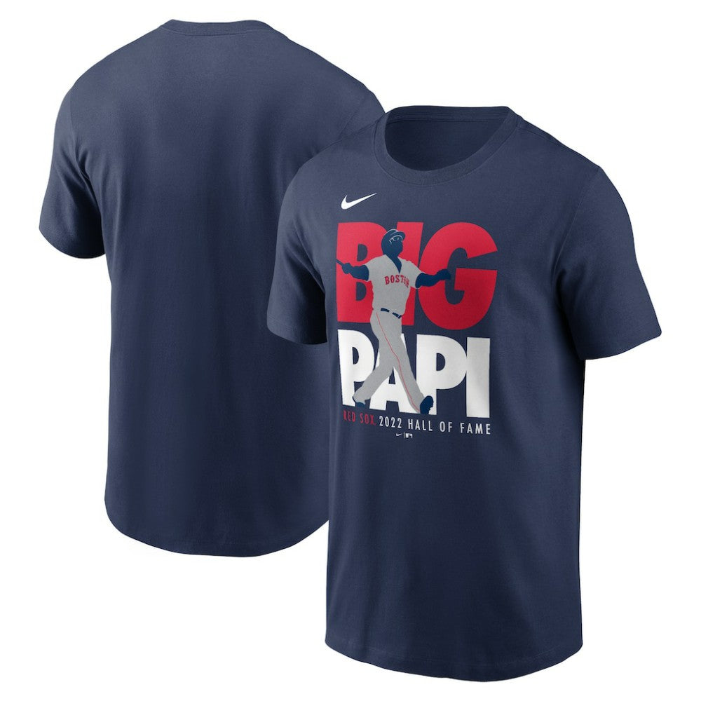 David Ortiz Boston Red Sox 2022 Hall of Fame Essential T-Shirt - Navy | Nike