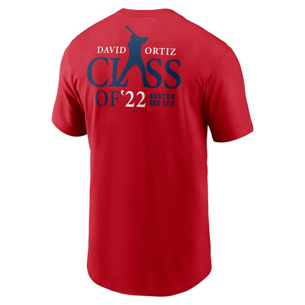 David Ortiz Boston Red Sox 2022 Hall of Fame Essential T-Shirt - Red | Nike