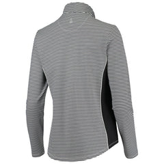 St. Louis Cardinals Tommy Bahama Women's Aubrey Stripe Block IslandZone Half-Zip Jacket - Black