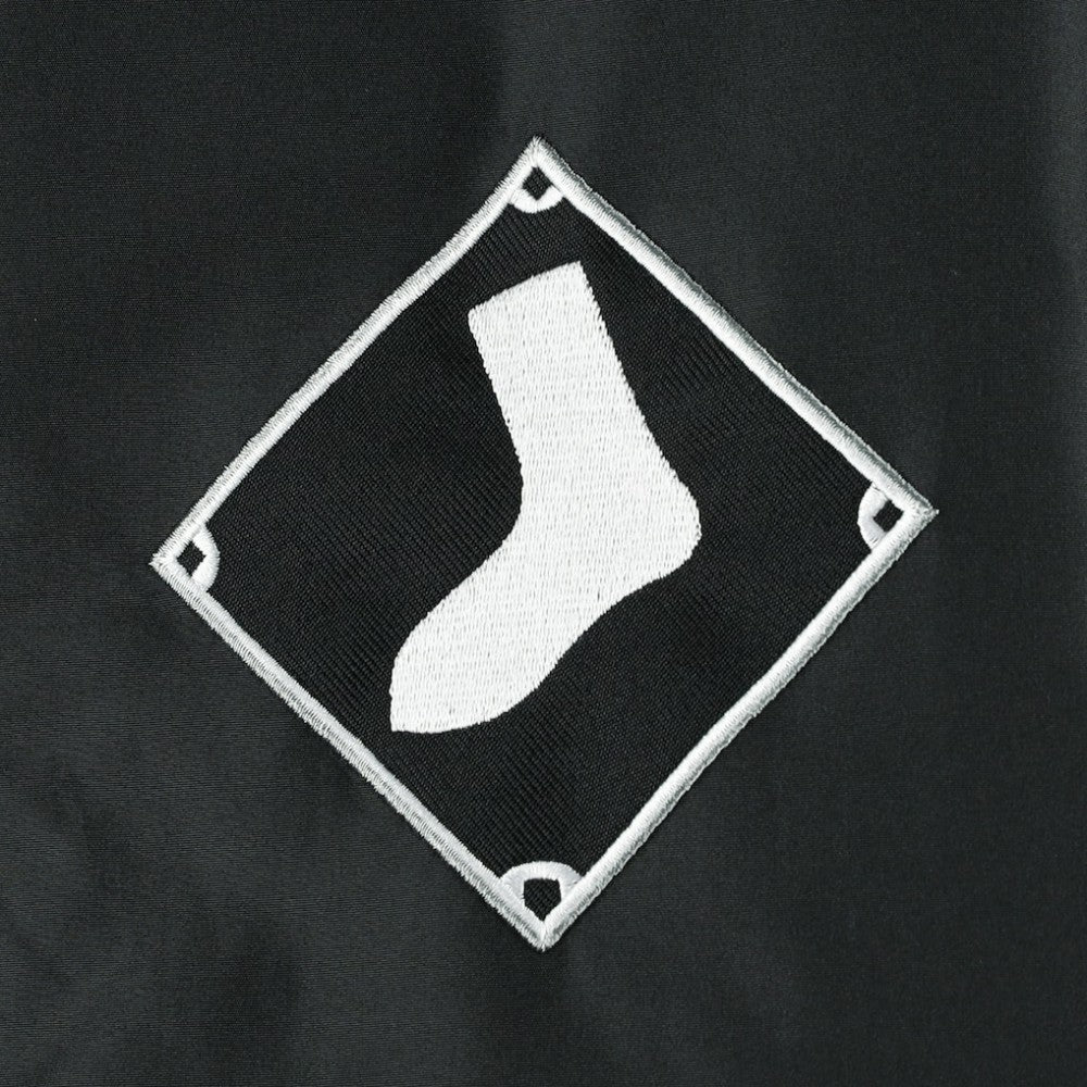 Chicago White Sox JH Design Reversible Fleece Full-Snap Hoodie Jacket - Black