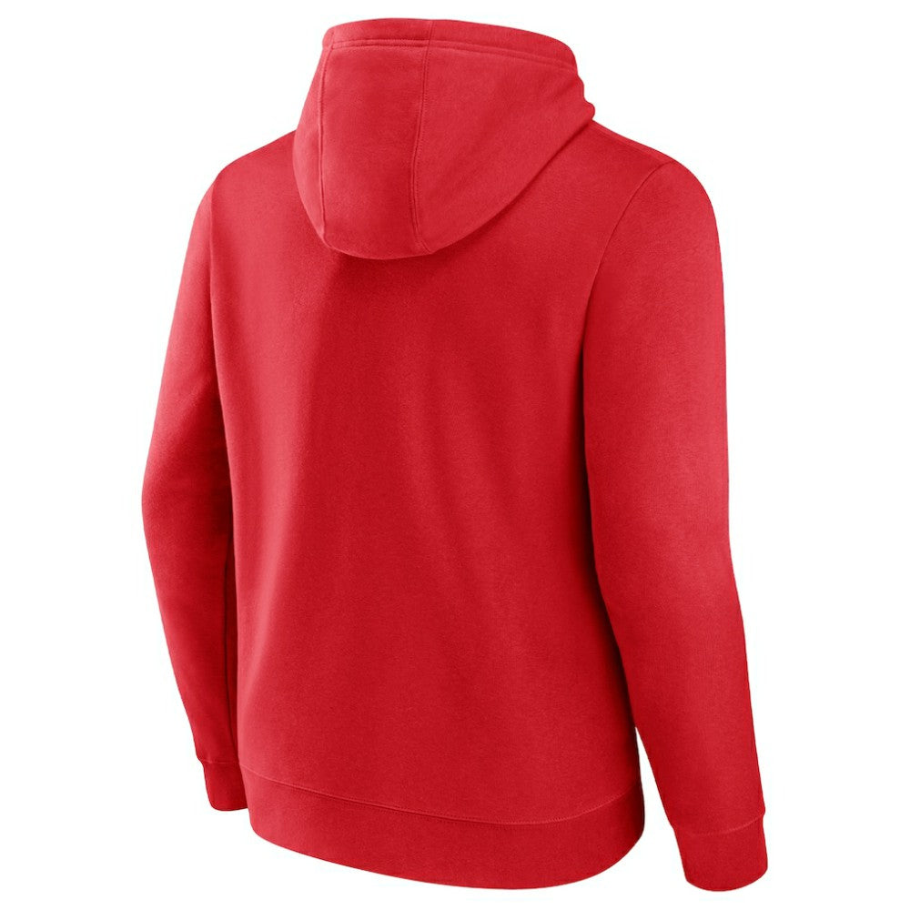 David Ortiz Boston Red Sox Big Papi Portrait Fitted Pullover Hoodie - Red