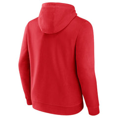 David Ortiz Boston Red Sox Big Papi Portrait Fitted Pullover Hoodie - Red