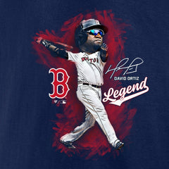 David Ortiz Boston Red Sox Legend Graphic T-Shirt - Navy