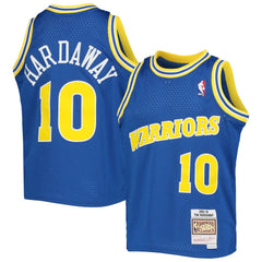 Tim Hardaway Golden State Warriors Youth 1990/91 Hardwood Classics Swingman Jersey sale - Royal | Mitchell & Ness on sale
