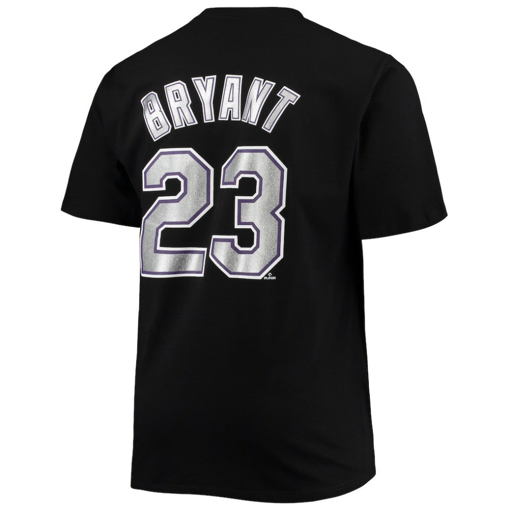 Kris Bryant Colorado Rockies Big & Tall Name & Number T-Shirt - Black