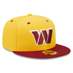 Washington Commanders New Era Flipside 2Tone 59FIFTY Fitted Hat - Gold/Burgundy discount
