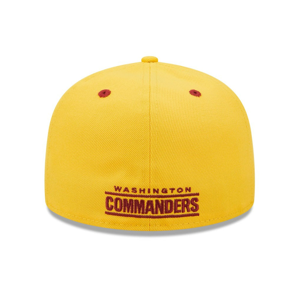 Washington Commanders New Era Flipside 2Tone 59FIFTY Fitted Hat - Gold/Burgundy discount