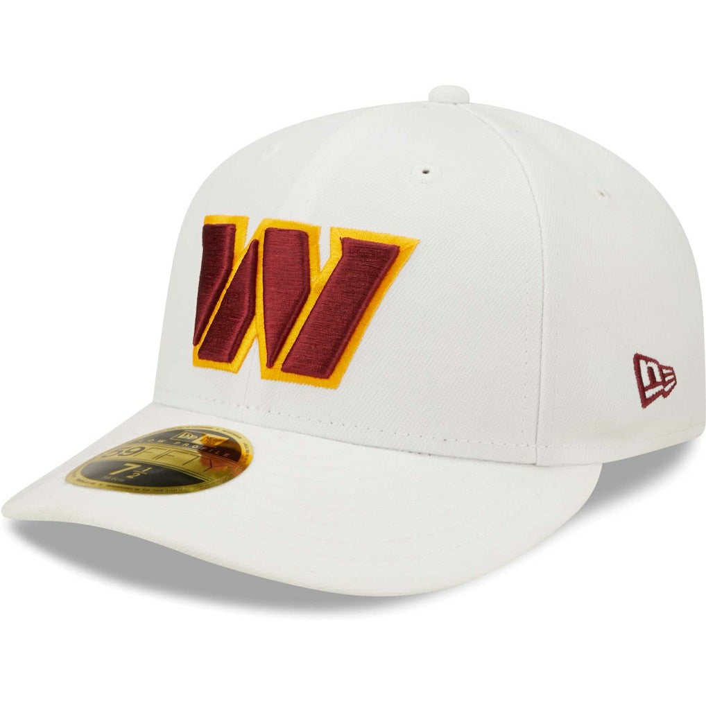 Washington Commanders New Era Omaha Low Profile 59FIFTY Fitted Hat - White sale