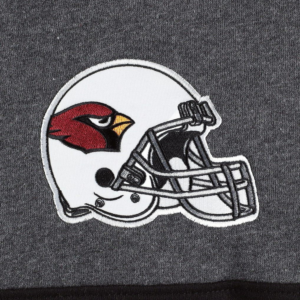 Arizona Cardinals Starter Extreme Pullover Hoodie - Heather Charcoal/Cardinal online