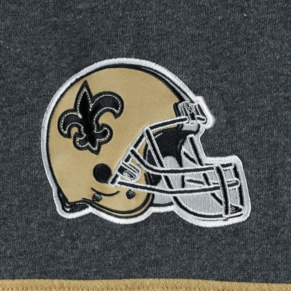New Orleans Saints Starter Extreme Pullover Hoodie - Black/Heather Gray cheap