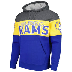 Los Angeles Rams Starter Extreme Pullover Hoodie - Heather Charcoal/Royal outlet