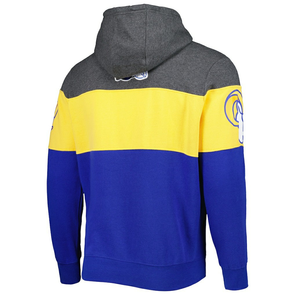 Los Angeles Rams Starter Extreme Pullover Hoodie - Heather Charcoal/Royal outlet