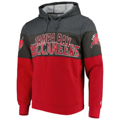 Tampa Bay Buccaneers Starter Extreme Pullover Hoodie - Heather Charcoal/Red outlet