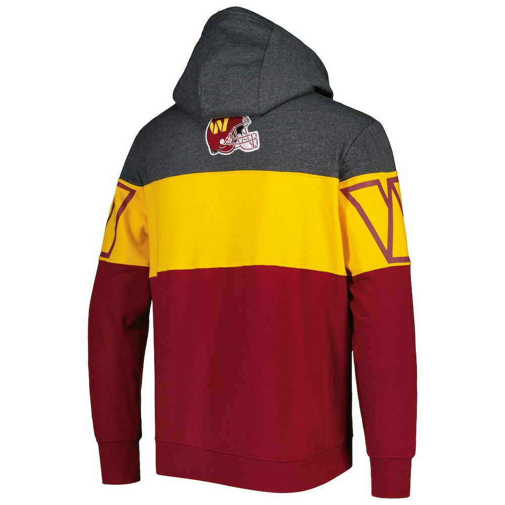 Washington Commanders Starter Extreme Pullover Hoodie - Heather Charcoal/Burgundy discount