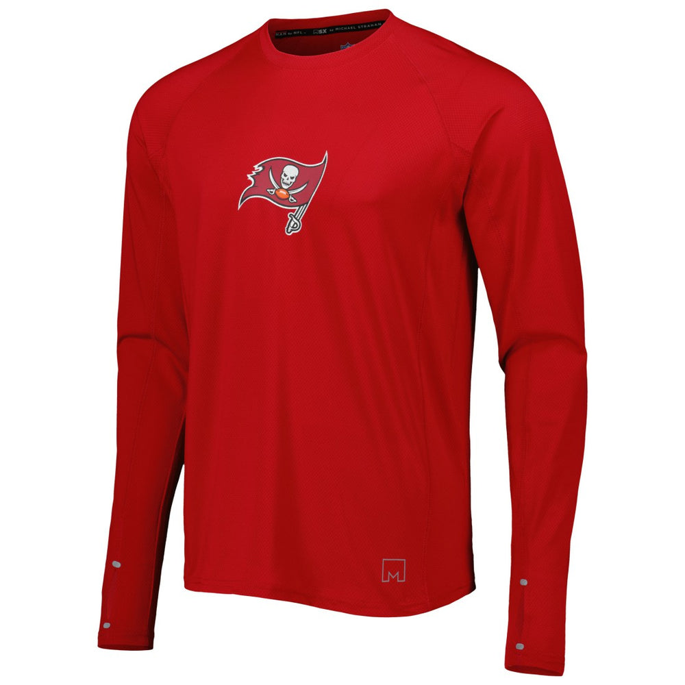 Tampa Bay Buccaneers MSX by Michael Strahan Interval Long Sleeve Raglan T-Shirt - Red online