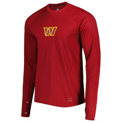 Washington Commanders MSX by Michael Strahan Interval Long Sleeve Raglan T-Shirt - Burgundy on sale