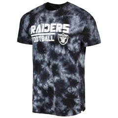 Las Vegas Raiders MSX by Michael Strahan Recovery Tie-Dye T-Shirt - Black discount
