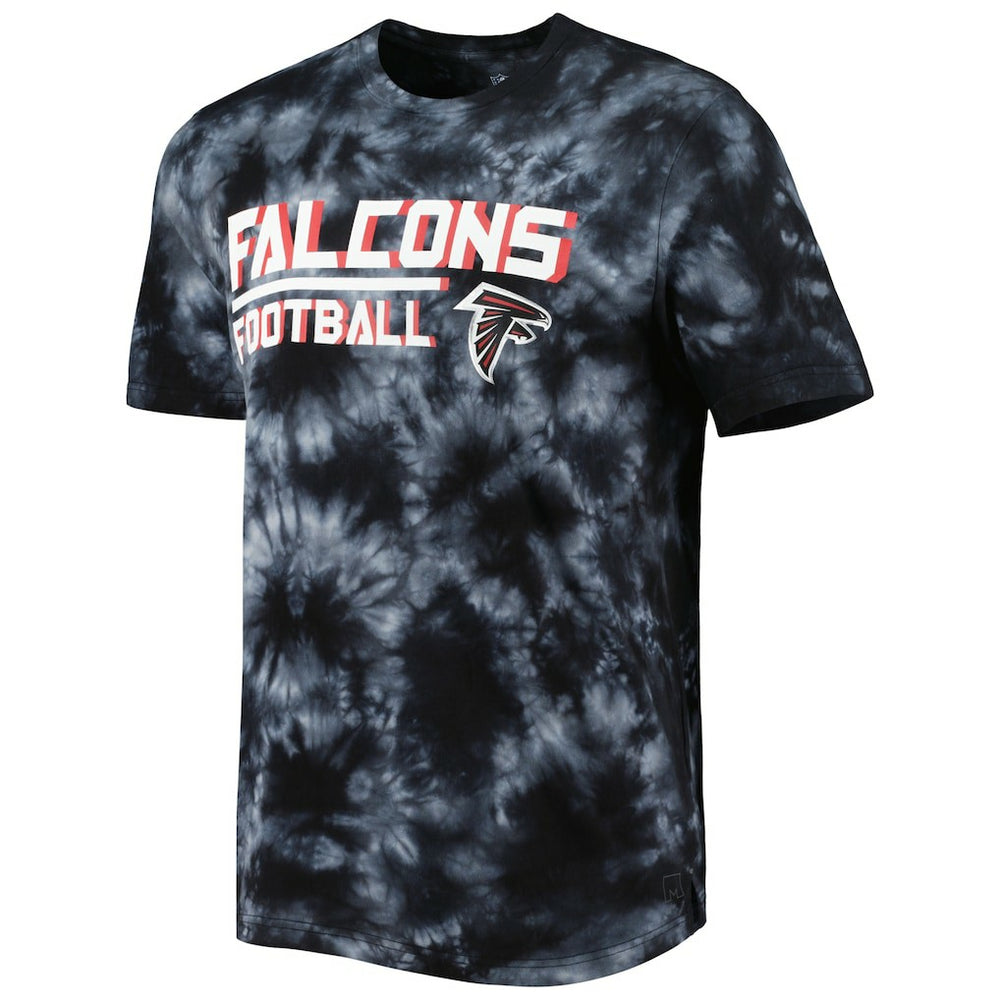 Atlanta Falcons MSX by Michael Strahan Recovery Tie-Dye T-Shirt - Black outlet