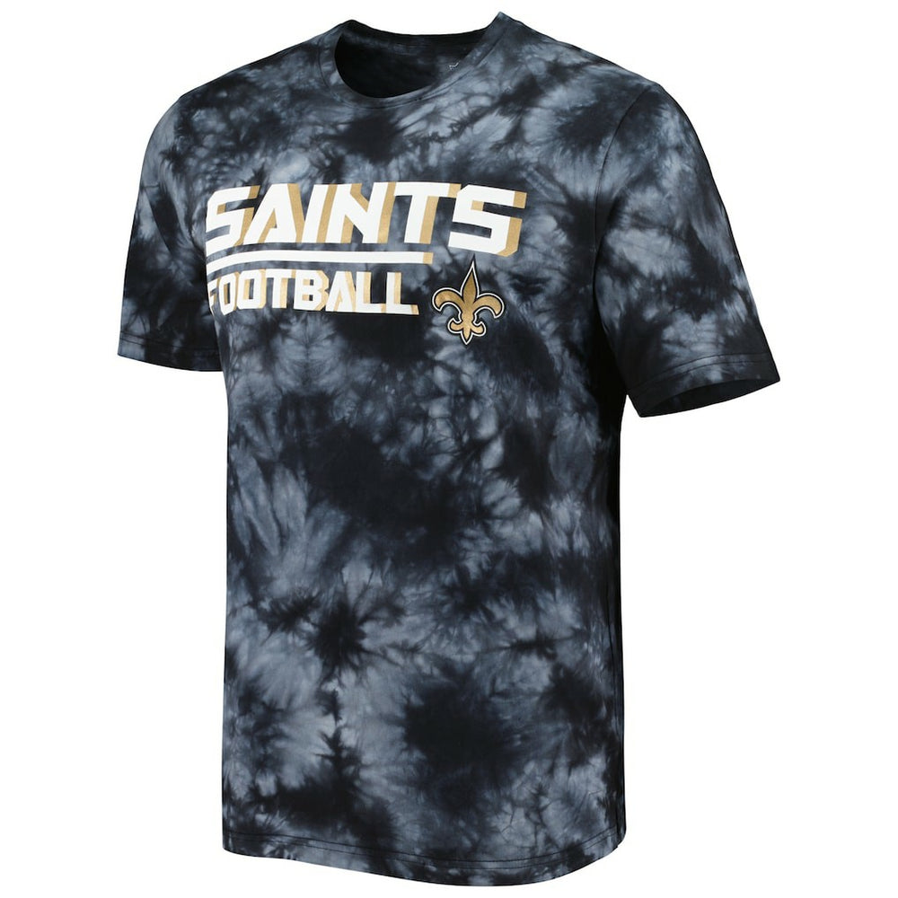 New Orleans Saints MSX by Michael Strahan Recovery Tie-Dye T-Shirt - Black sale