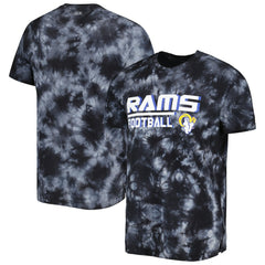 Los Angeles Rams MSX by Michael Strahan Recovery Tie-Dye T-Shirt - Black sale