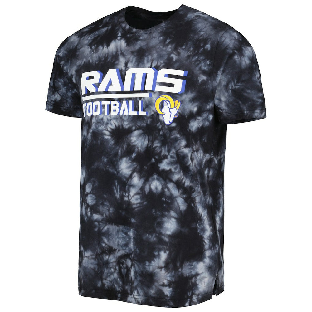 Los Angeles Rams MSX by Michael Strahan Recovery Tie-Dye T-Shirt - Black sale