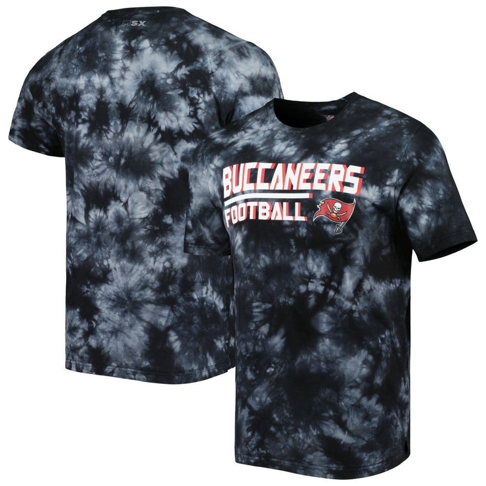 Tampa Bay Buccaneers MSX by Michael Strahan Recovery Tie-Dye T-Shirt - Black cheap