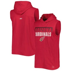Arizona Cardinals MSX by Michael Strahan Relay Sleeveless Pullover Hoodie - Cardinal sale