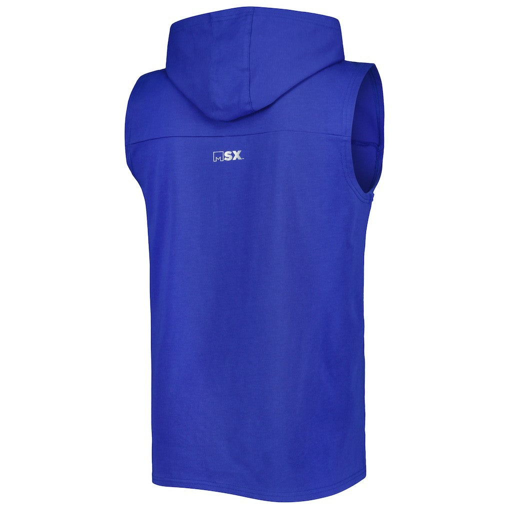 Indianapolis Colts MSX by Michael Strahan Relay Sleeveless Pullover Hoodie - Royal discount