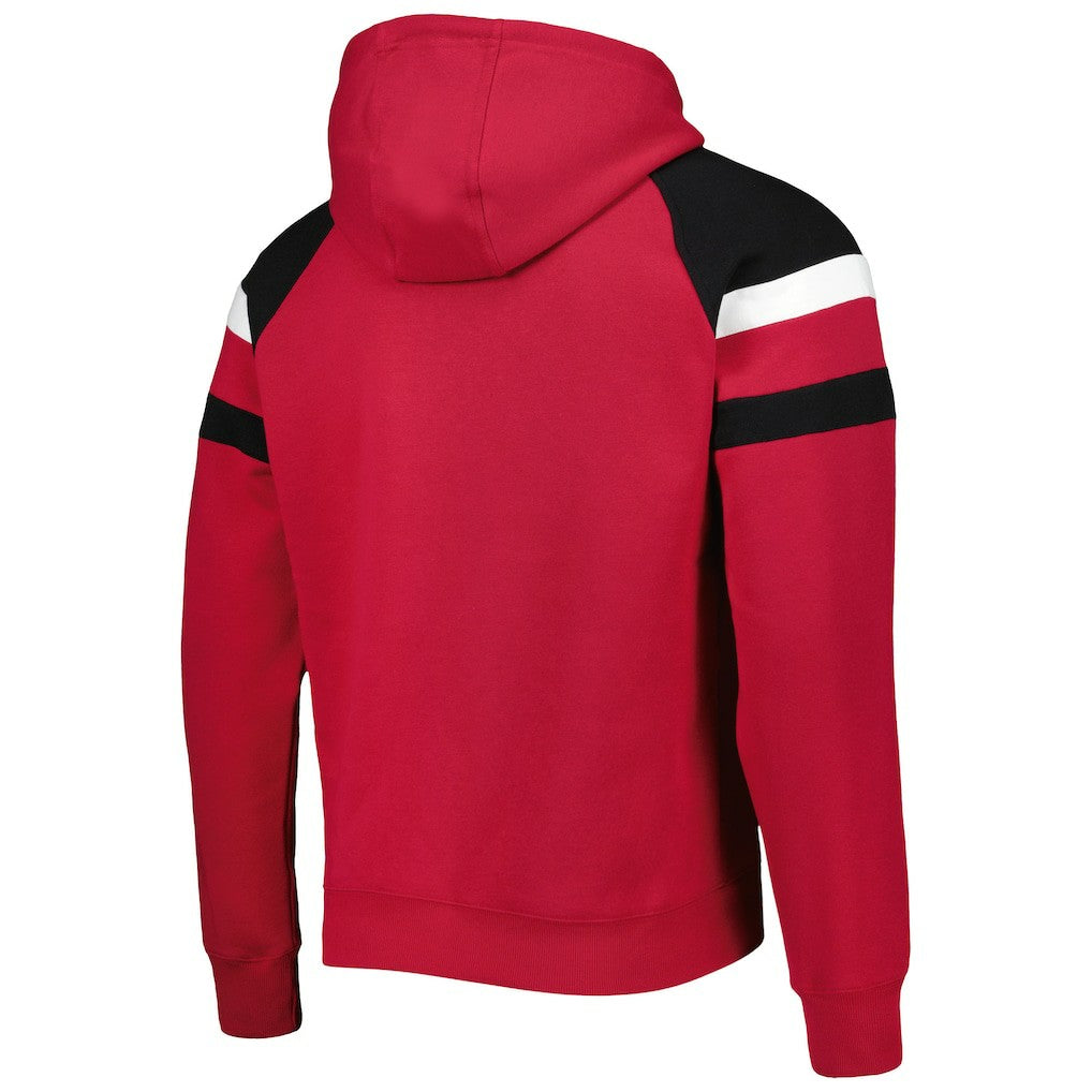 Arizona Cardinals Starter Draft Fleece Raglan Pullover Hoodie - Cardinal discount