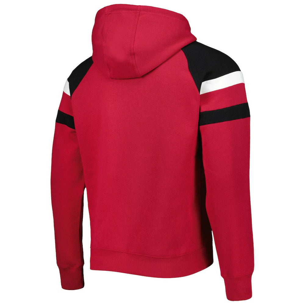 Arizona Cardinals Starter Draft Fleece Raglan Pullover Hoodie - Cardinal discount