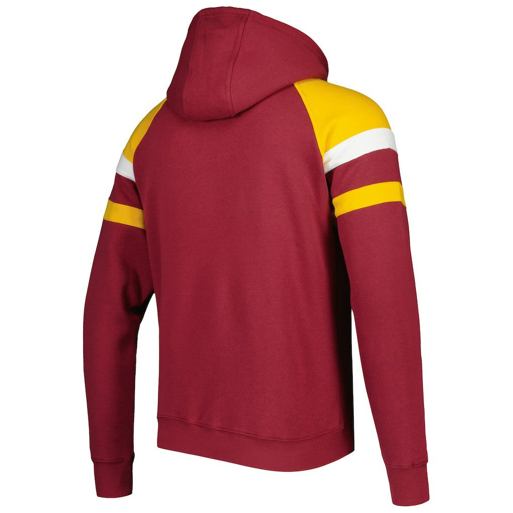 Washington Commanders Starter Draft Fleece Raglan Pullover Hoodie - Burgundy discount