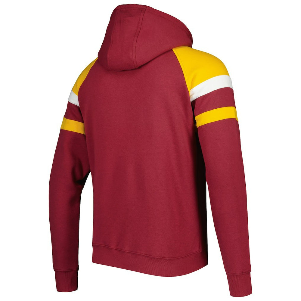 Washington Commanders Starter Draft Fleece Raglan Pullover Hoodie - Burgundy discount