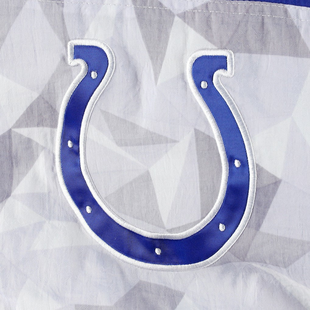 Indianapolis Colts Starter Thursday Night Gridiron Raglan Half-Zip Hooded Jacket - White/Royal outlet