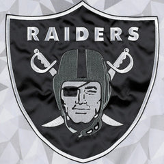 Las Vegas Raiders Starter Thursday Night Gridiron Raglan Half-Zip Hooded Jacket - White/Black for sale