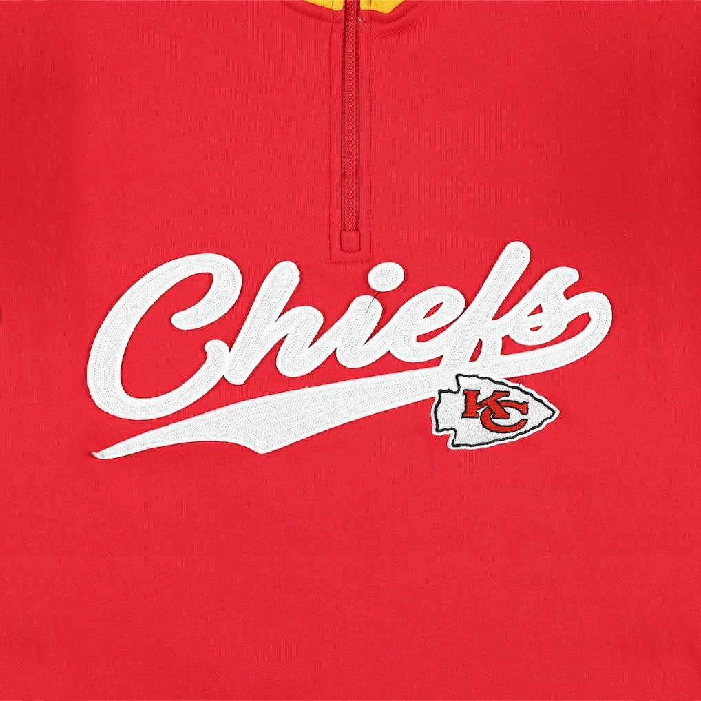 Kansas City Chiefs Tommy Hilfiger Aiden Quarter-Zip Sweatshirt - Red/Gold outlet