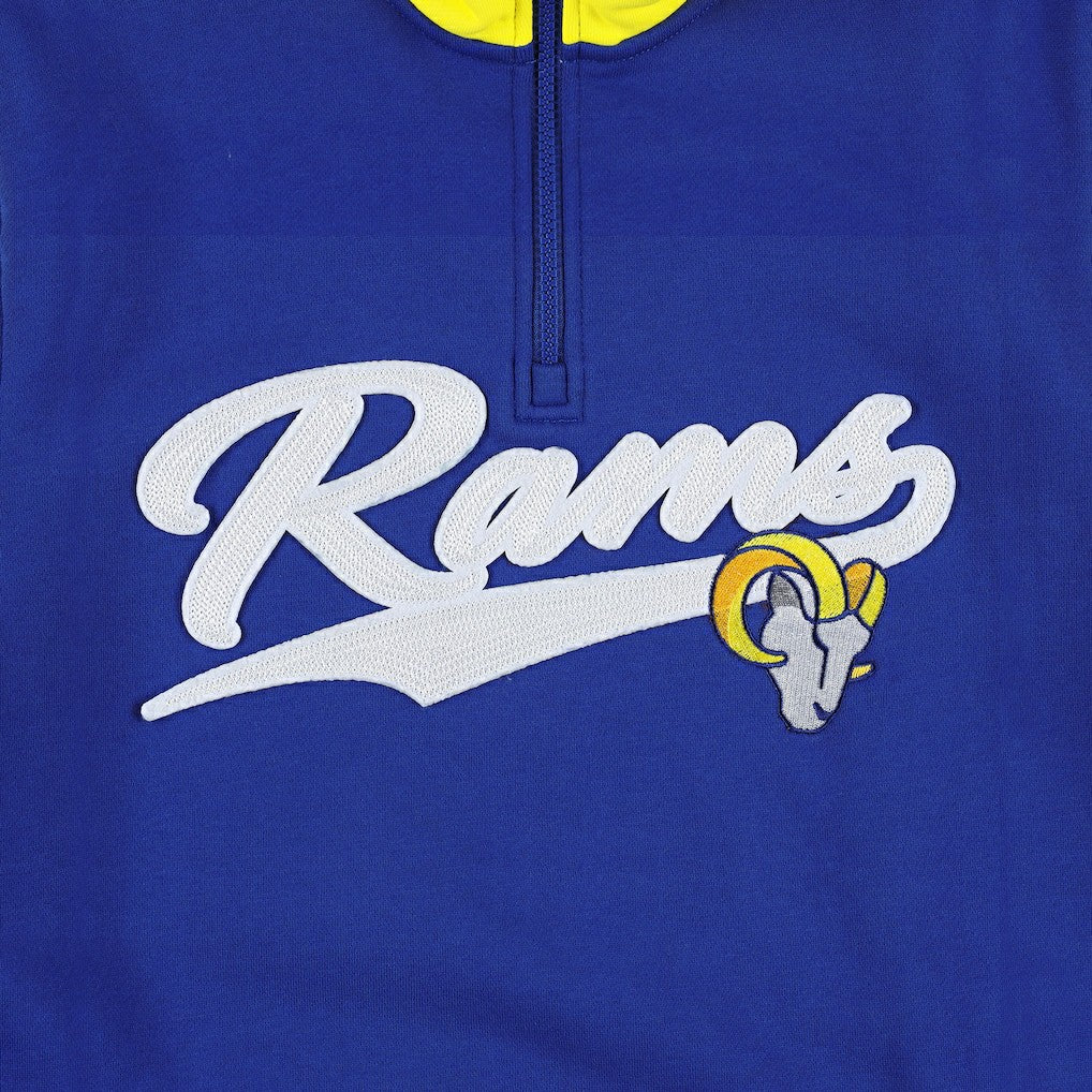 Los Angeles Rams Tommy Hilfiger Aiden Quarter-Zip Sweatshirt - Royal/Gold cheap