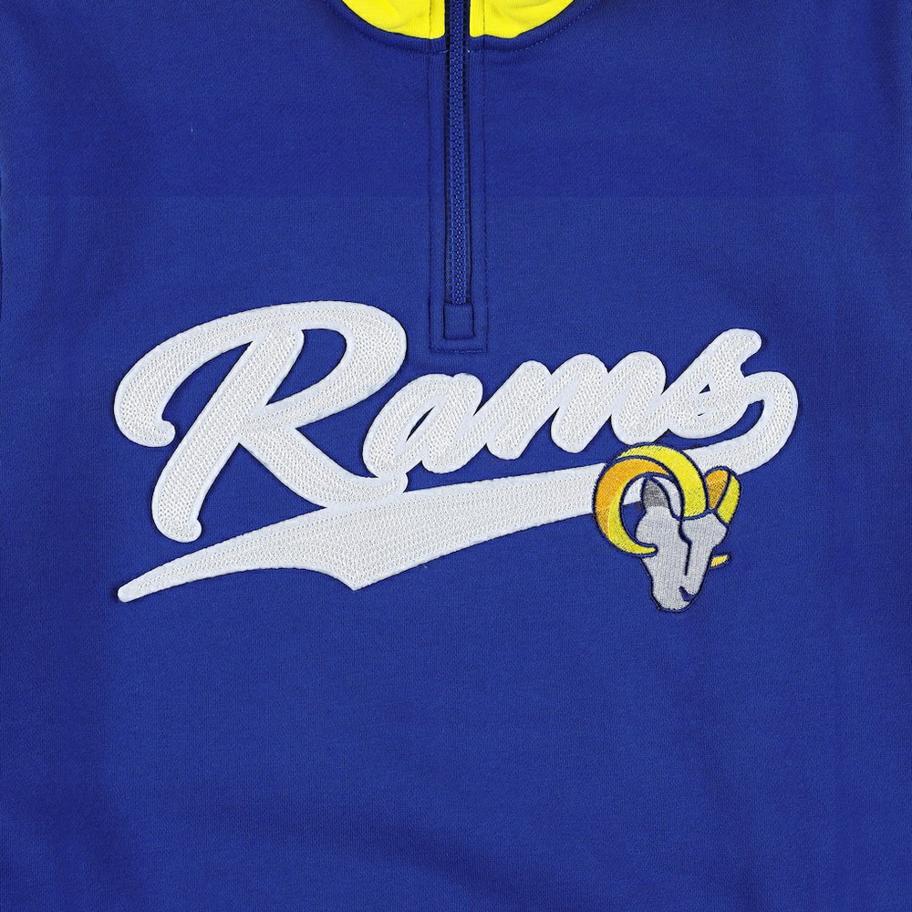 Los Angeles Rams Tommy Hilfiger Aiden Quarter-Zip Sweatshirt - Royal/Gold cheap