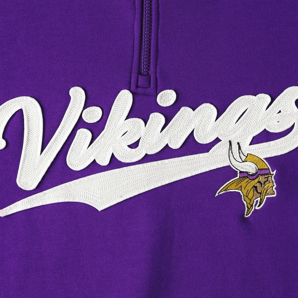 Minnesota Vikings Tommy Hilfiger Aiden Quarter-Zip Sweatshirt - Purple/Gold outlet