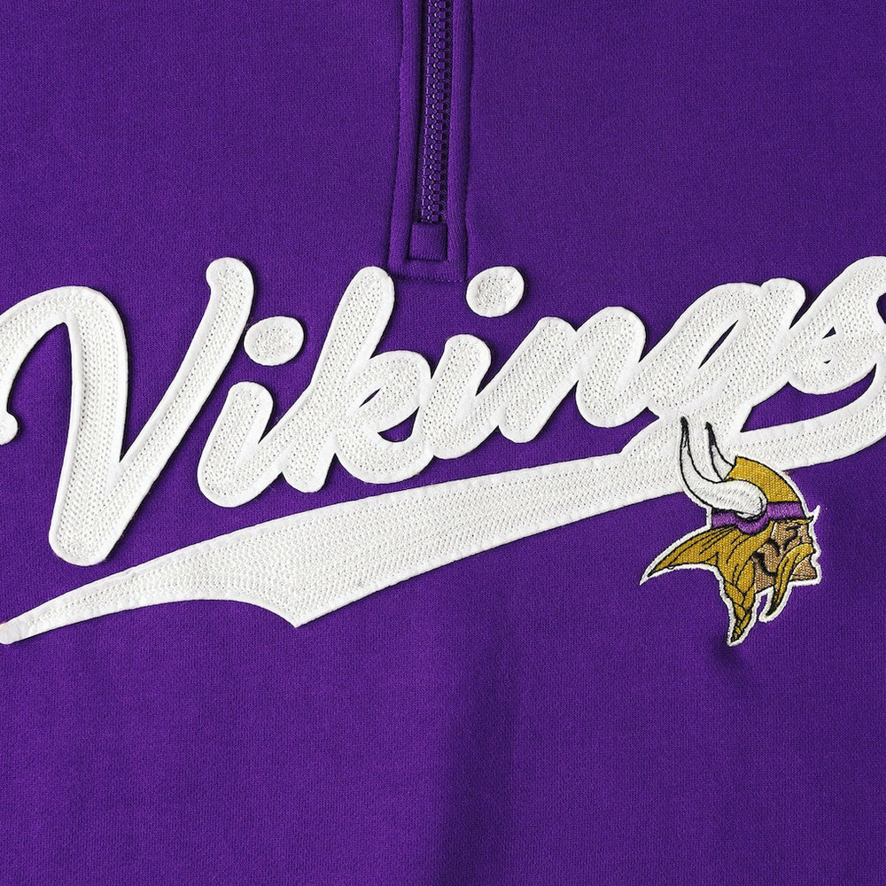 Minnesota Vikings Tommy Hilfiger Aiden Quarter-Zip Sweatshirt - Purple/Gold outlet