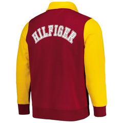 Washington Commanders Tommy Hilfiger Aiden Quarter-Zip Sweatshirt - Burgundy/Gold on sale