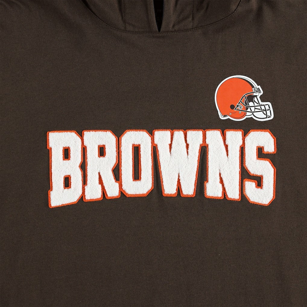 Cleveland Browns Tommy Hilfiger Alex Long Sleeve Hoodie T-Shirt - Brown/White online