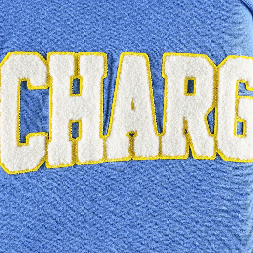 Los Angeles Chargers Tommy Hilfiger Alex Long Sleeve Hoodie T-Shirt - Powder Blue/White cheap