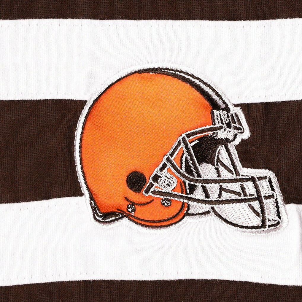 Cleveland Browns Starter Halftime Long Sleeve T-Shirt - Brown/White for sale