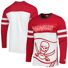 Tampa Bay Buccaneers Starter Halftime Long Sleeve T-Shirt - Red/White discount
