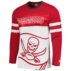 Tampa Bay Buccaneers Starter Halftime Long Sleeve T-Shirt - Red/White discount