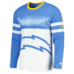 Los Angeles Chargers Starter Halftime Long Sleeve T-Shirt - Powder Blue/White outlet