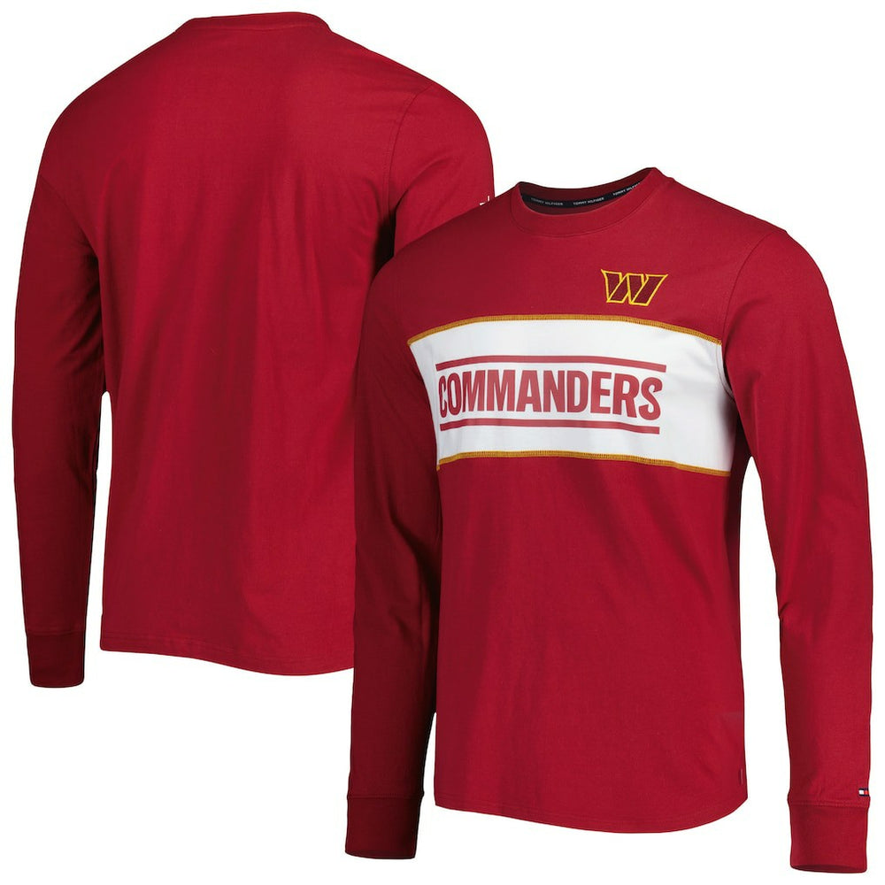Washington Commanders Tommy Hilfiger Peter Team Long Sleeve T-Shirt - Burgundy for sale